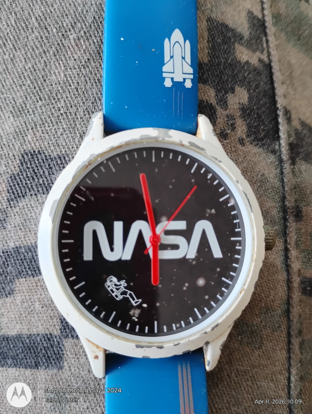2019 nasa space Shuttle theme accutime watch