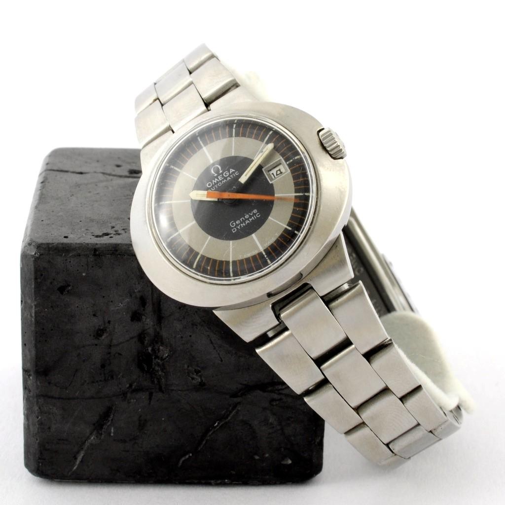 SHIP & TARIFF FREE SERVICED LADIES OMEGA GENEVE DYNAMIC AUTOMATIC DATE BRACELET