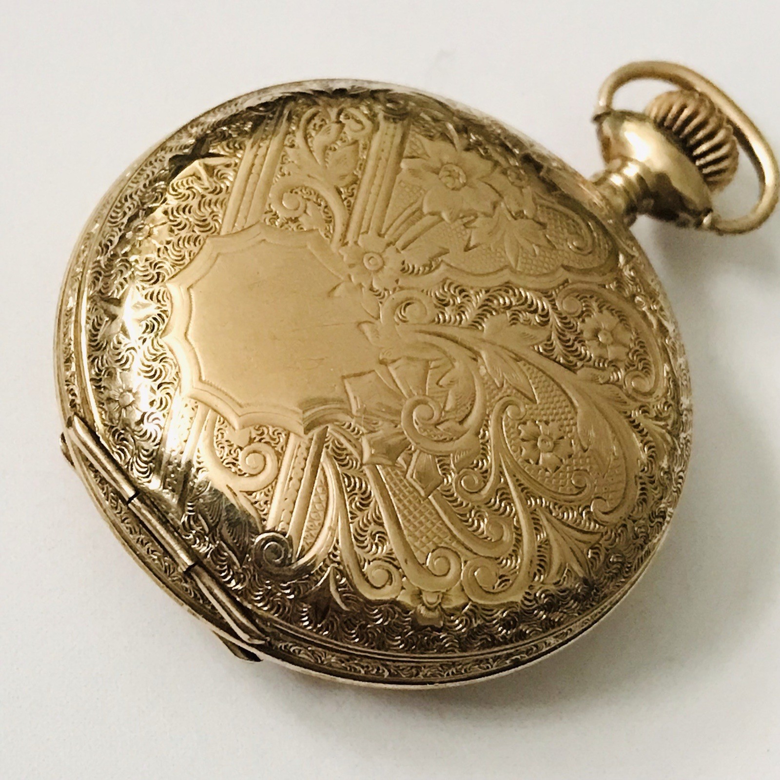Antique 1900 Elgin Pocket Watch 6s RS Special Gold Filled Mens Runs