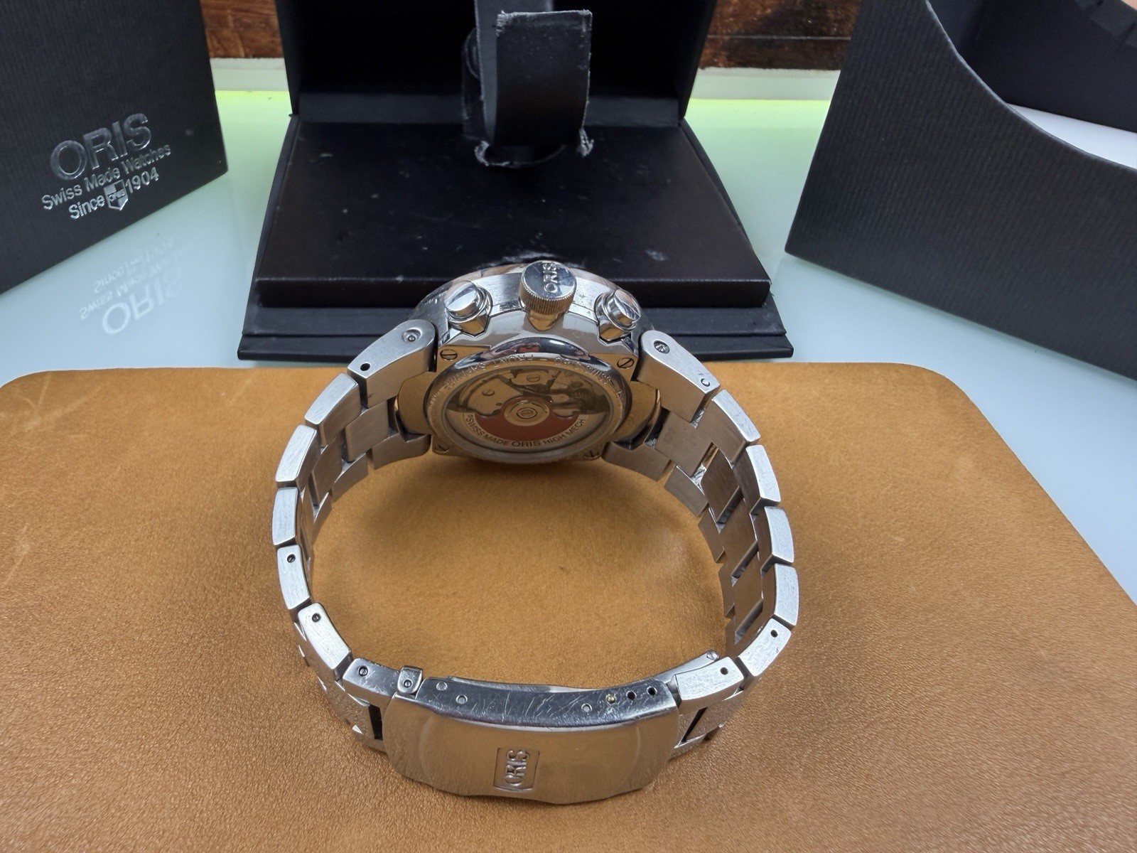 Oris Williams F1 Chronograph 45mm 673 7563 4184 FULL SET AS-IS NON-RUNNING