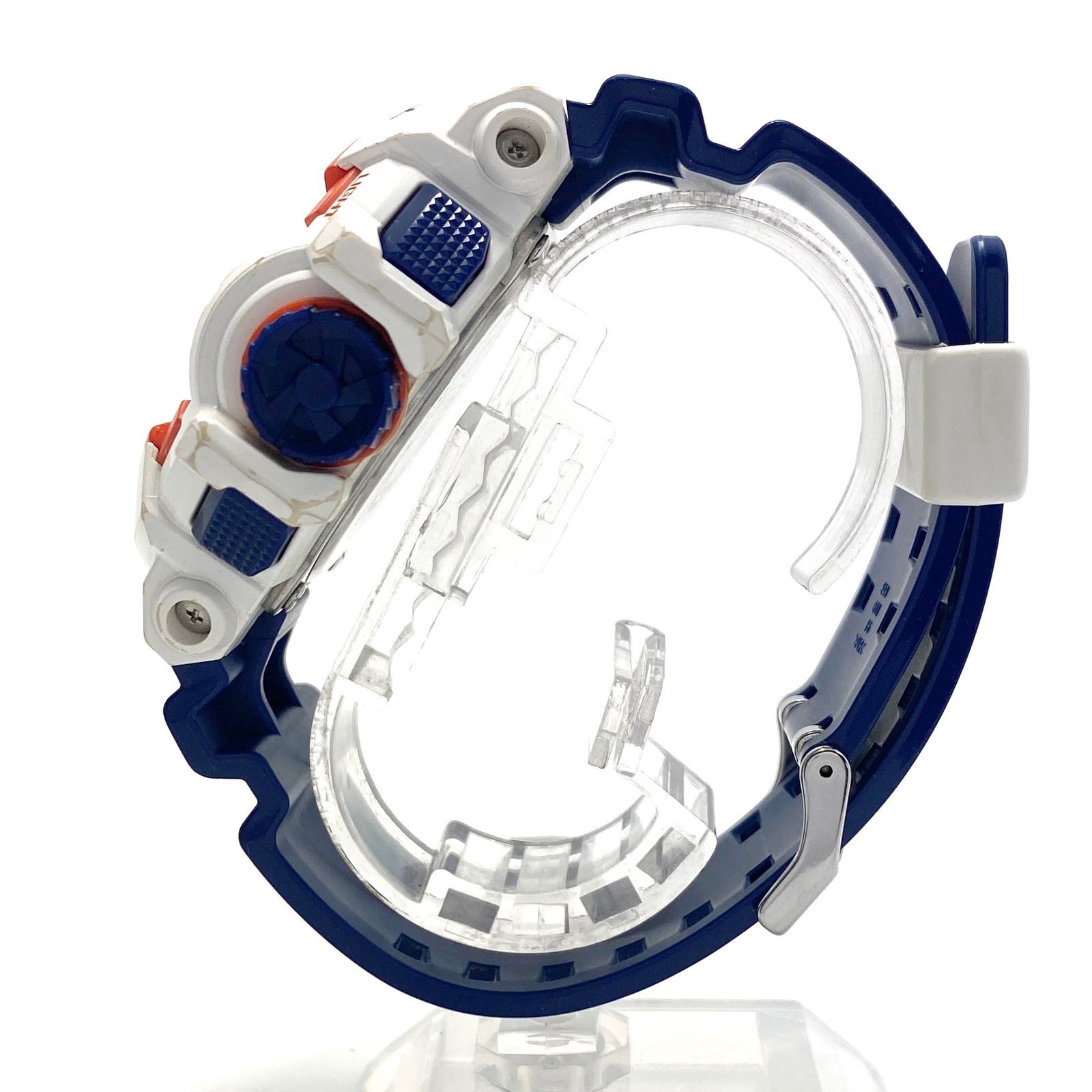 CASIO G-SHOCK Crazy Colors GA-400CS-7A White Blue Digital Watch Used Japan
