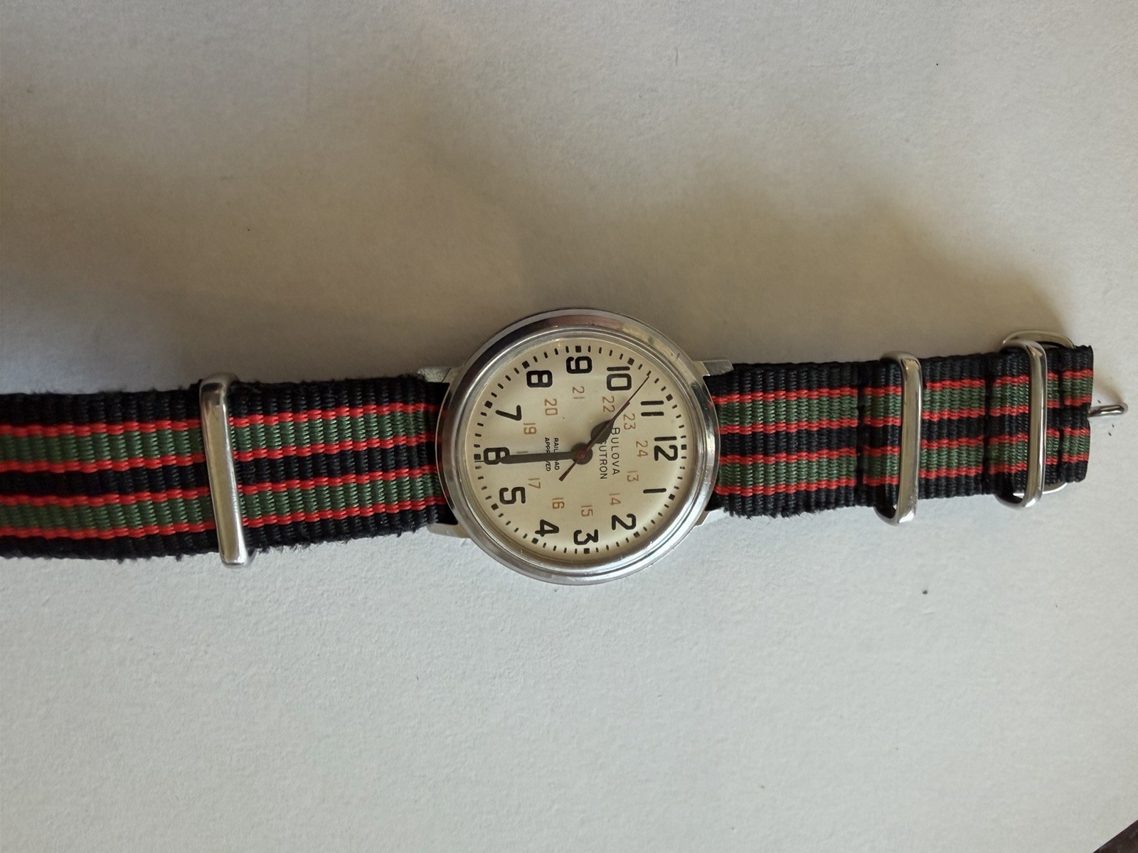 Bulova Accutron Railroad Approved. 1970s 214 “tuning fork” caliber movement.
