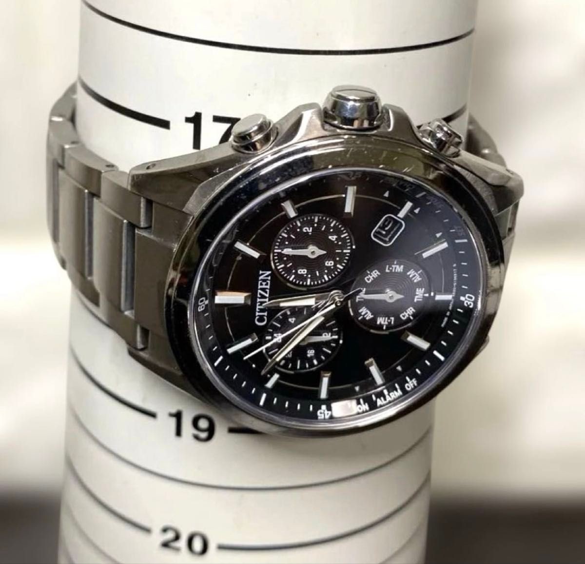 Citizen Attesa Chronograph Collection E820-S096081 C260608-38 Solar Running