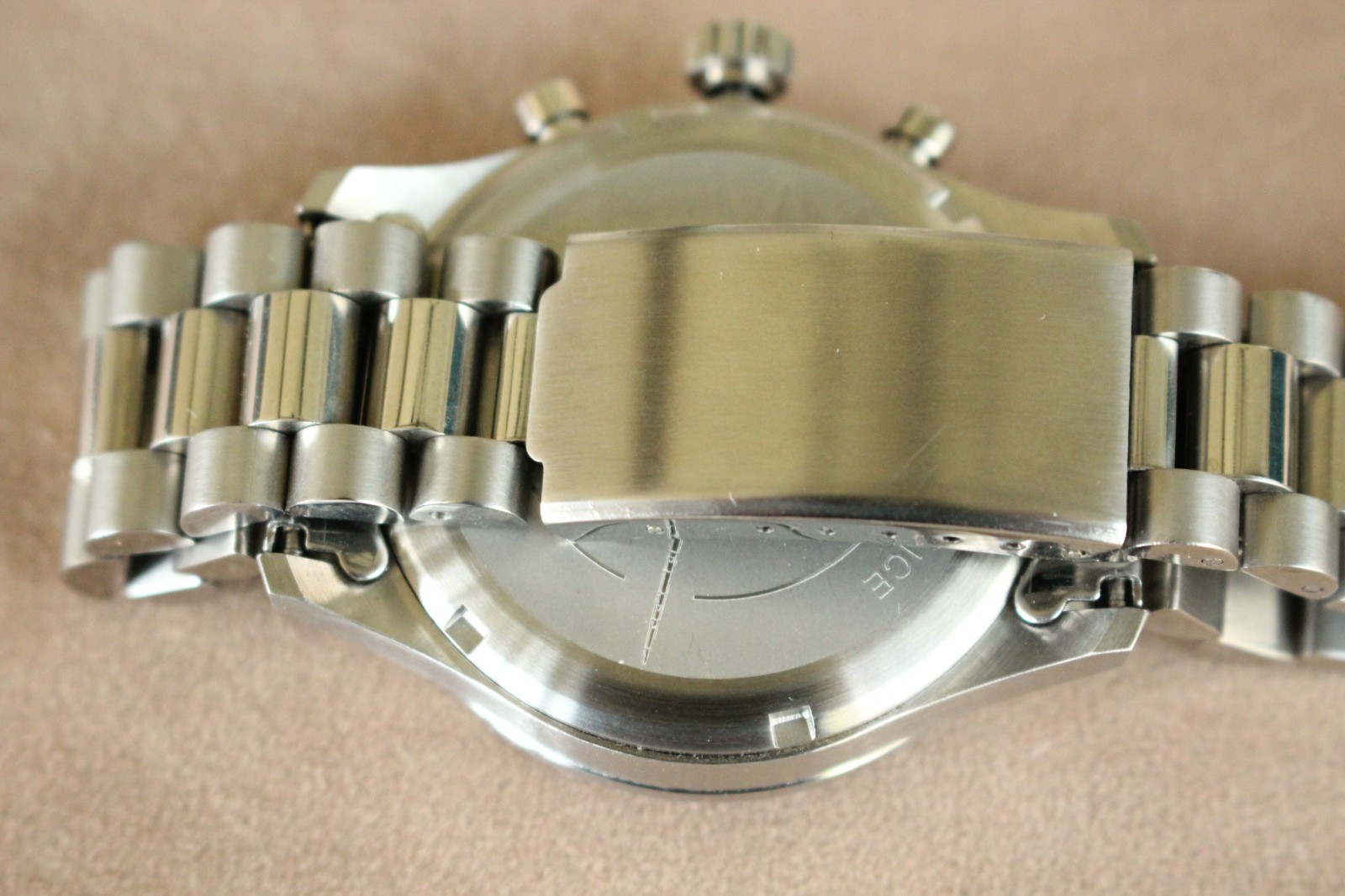 NASA SPACEPORT TRAINING FLIGHT SURGEON BLUE DIAL CHRONOGRAPH WATCH PATCH BOX SET