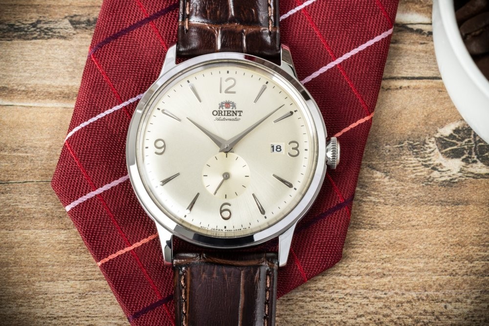 Orient Bambino Small Seconds Mechanical Champagne Dial Men’s Watch RA-AP0003S30B