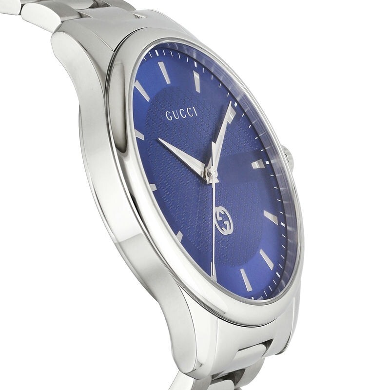 Gucci Men’s G-Timeless Blue Dial Stainless Steel Watch – YA126371 ($1150 MSRP)