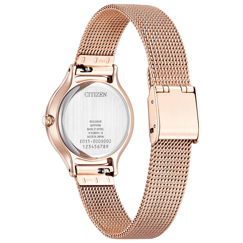 Citizen xC EW2635-54A Quartz Pink Gold Dial 28 mm Watch