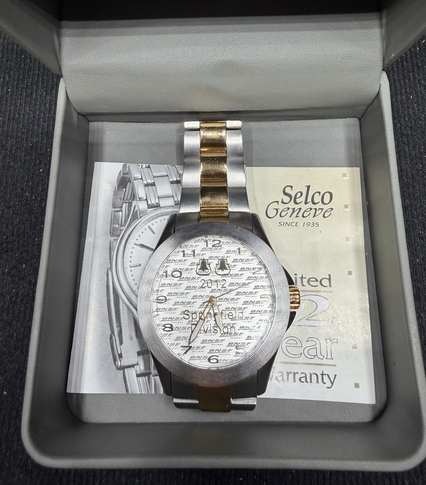 BNSF 2012 Men’s Watch Train/Railroad Safety Award