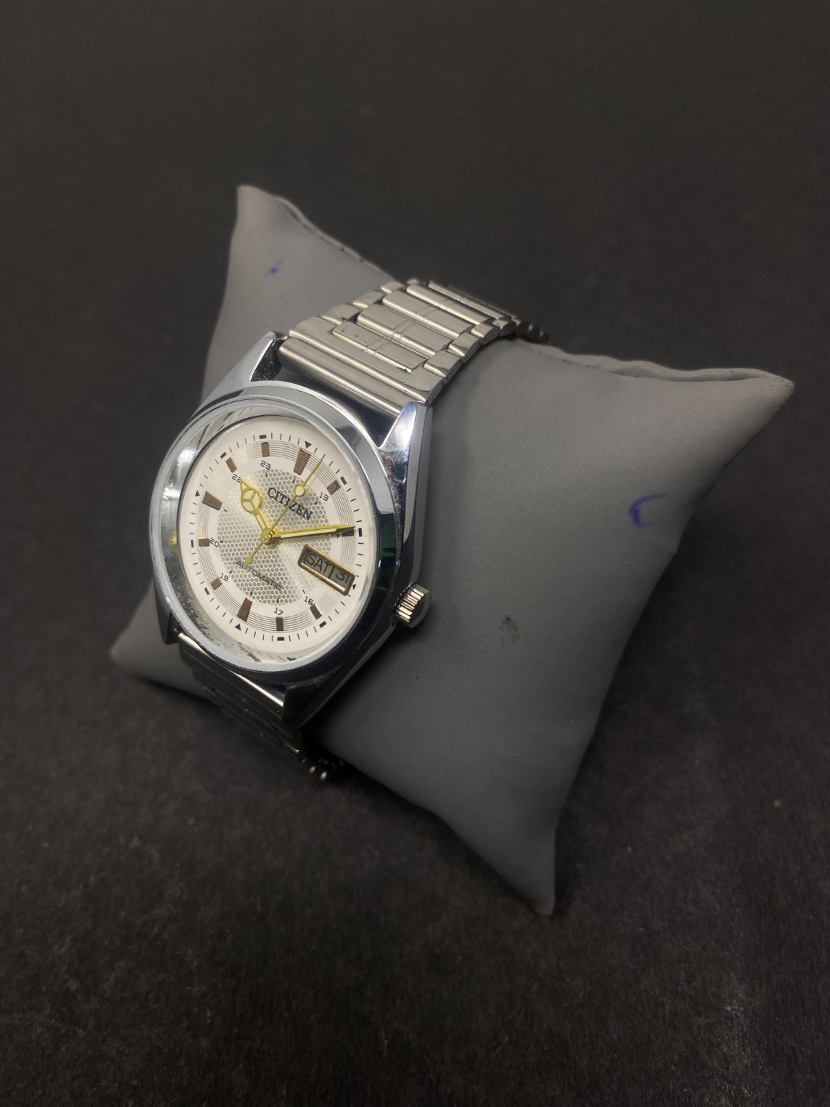 Vintage Citizen Automatic 8200A Japan Movement Day-Date Men’s Wrist Watch