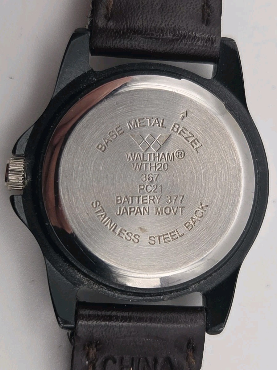 Waltham 27mm Sport Watch Easy Reader Outdoors Expedition Looks Japn Quartz Watch
