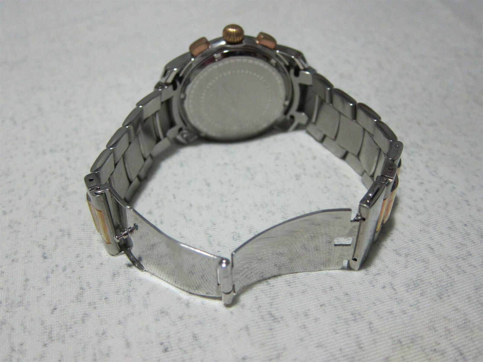 Invicta Men’s Watch Model 4060 Gold/Brown Silver Carbon Fiber Swiss MOVT Quartz
