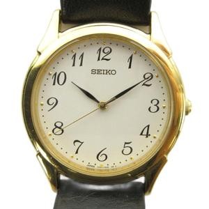 Seiko Spirit 7N01-7140 Quartz Men’s Watch 32mm Gold Stainless Steel AB