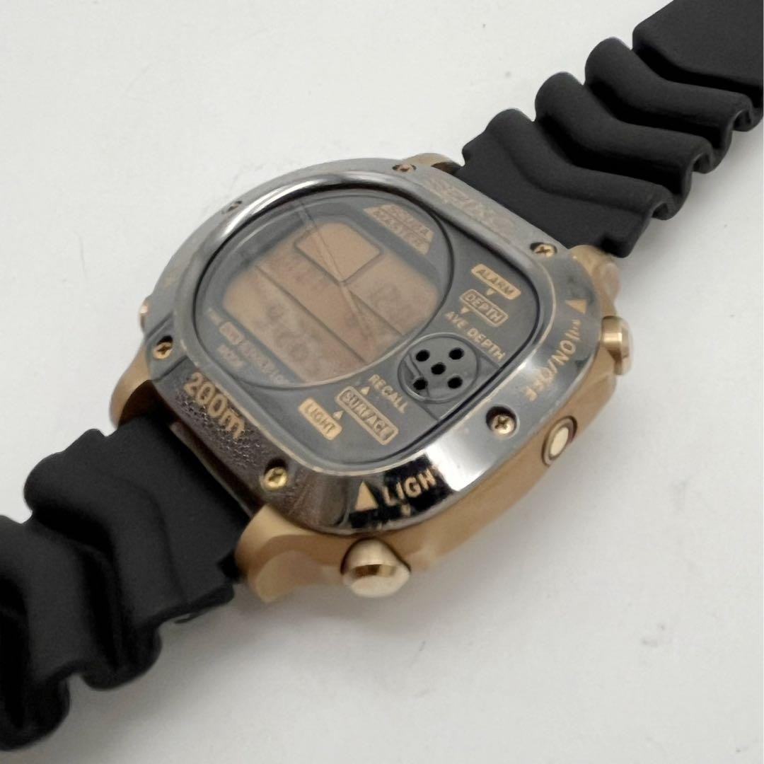 Seiko Rare M725-5A00 60366-008022O Quartz Mens Wristwatch Black Dial 51.2mm