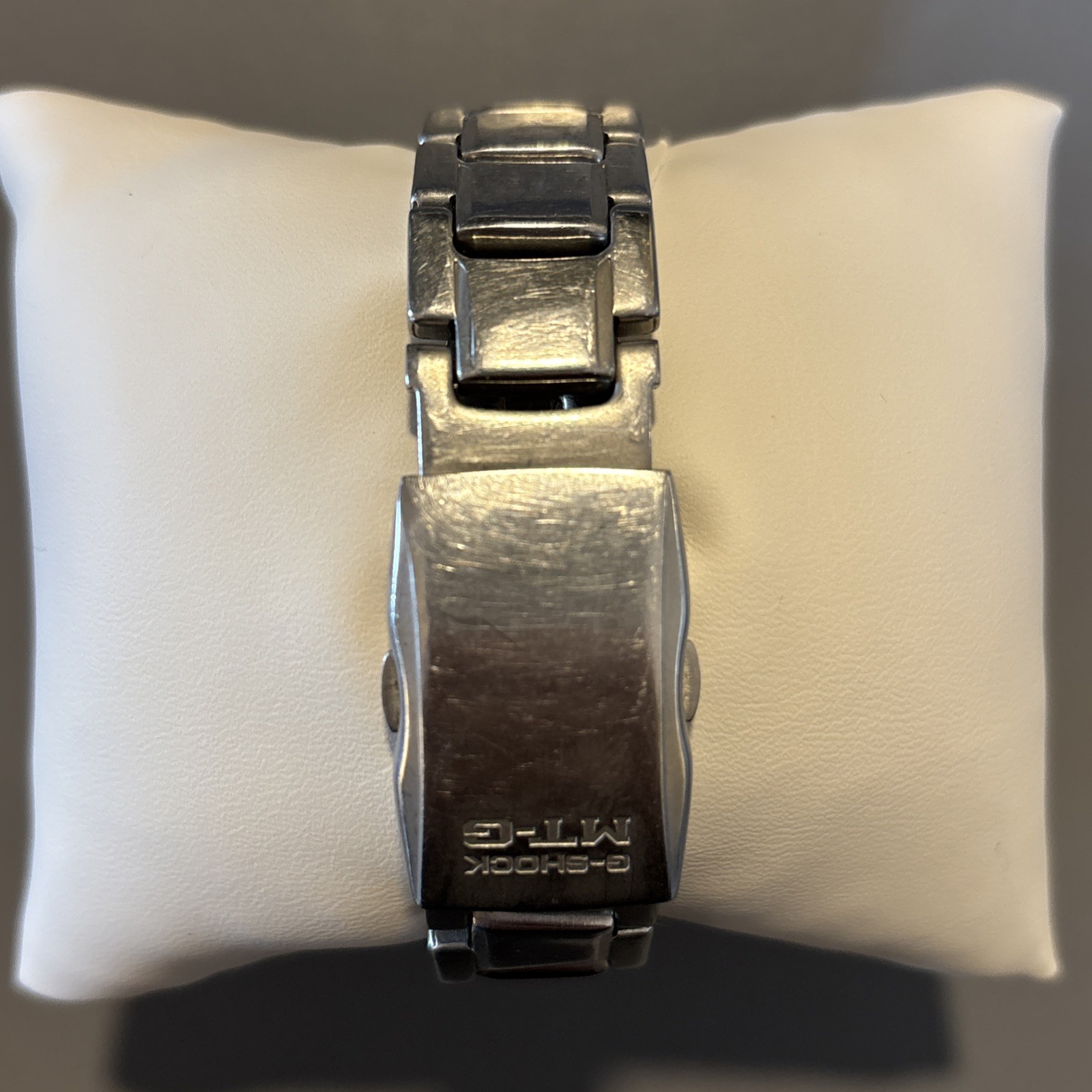 Casio G-Shock Wave Ceptor Tough Solar Watch MTG-900 Silver Tan WR 200m – Works!