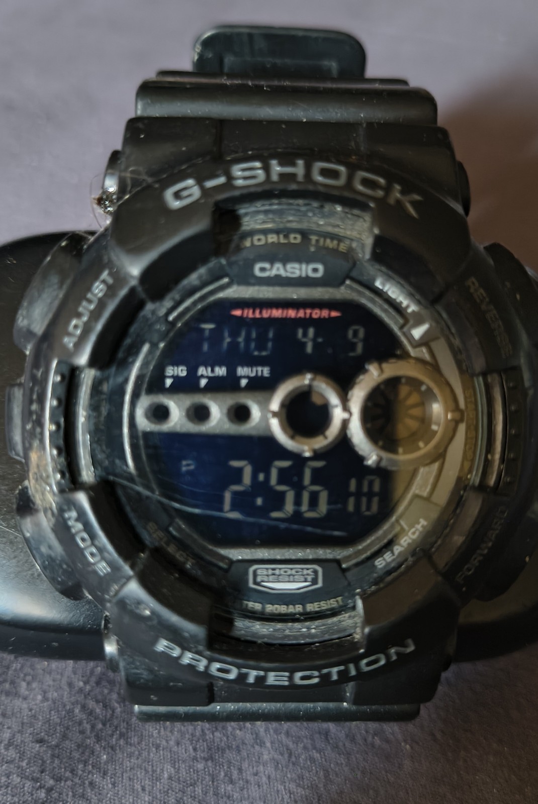 Casio G-Shock GD-100 Black Digital Watch Shock Resist 200M Working