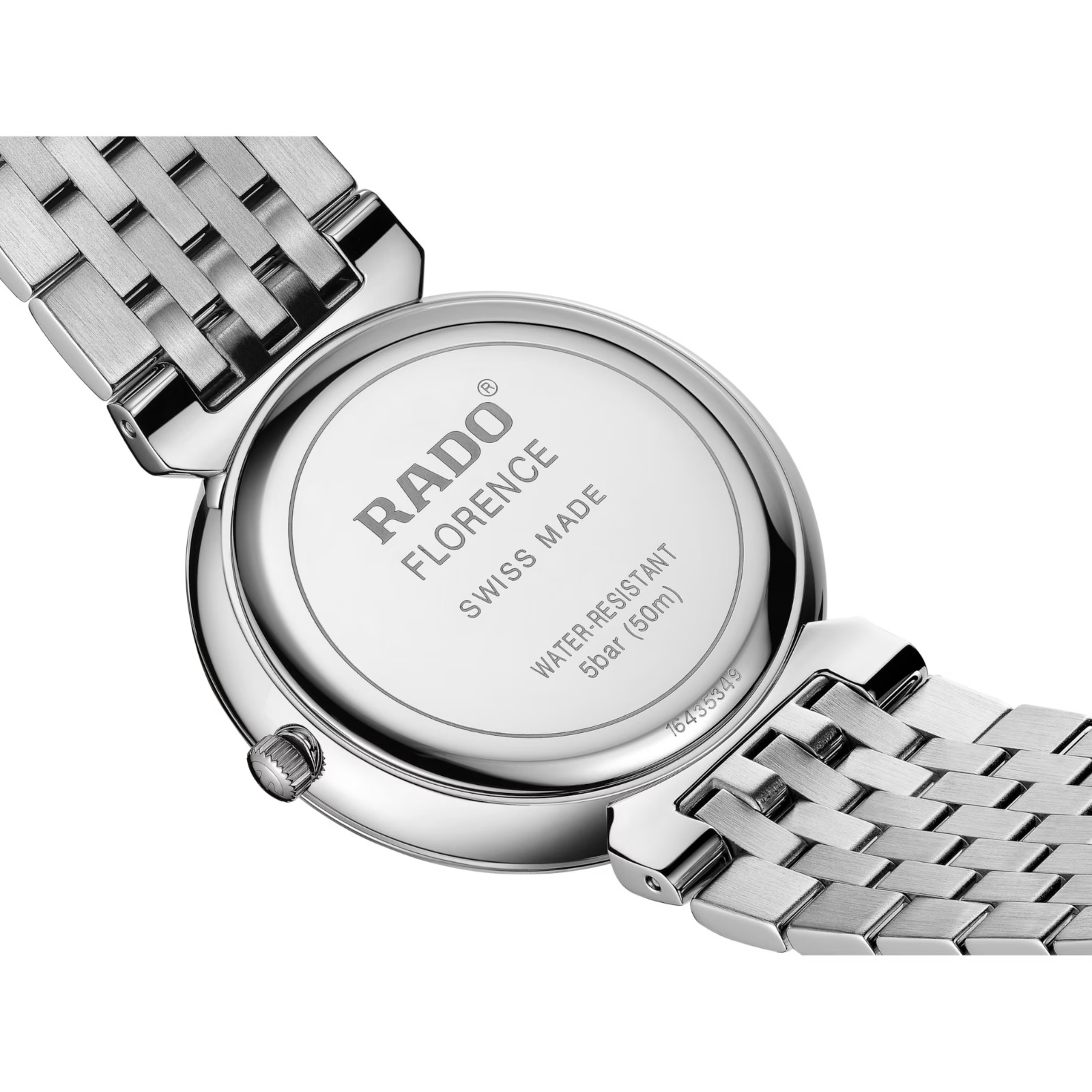 New Rado Florence Stainless Steel Black Dial Men’s Watch R48912163