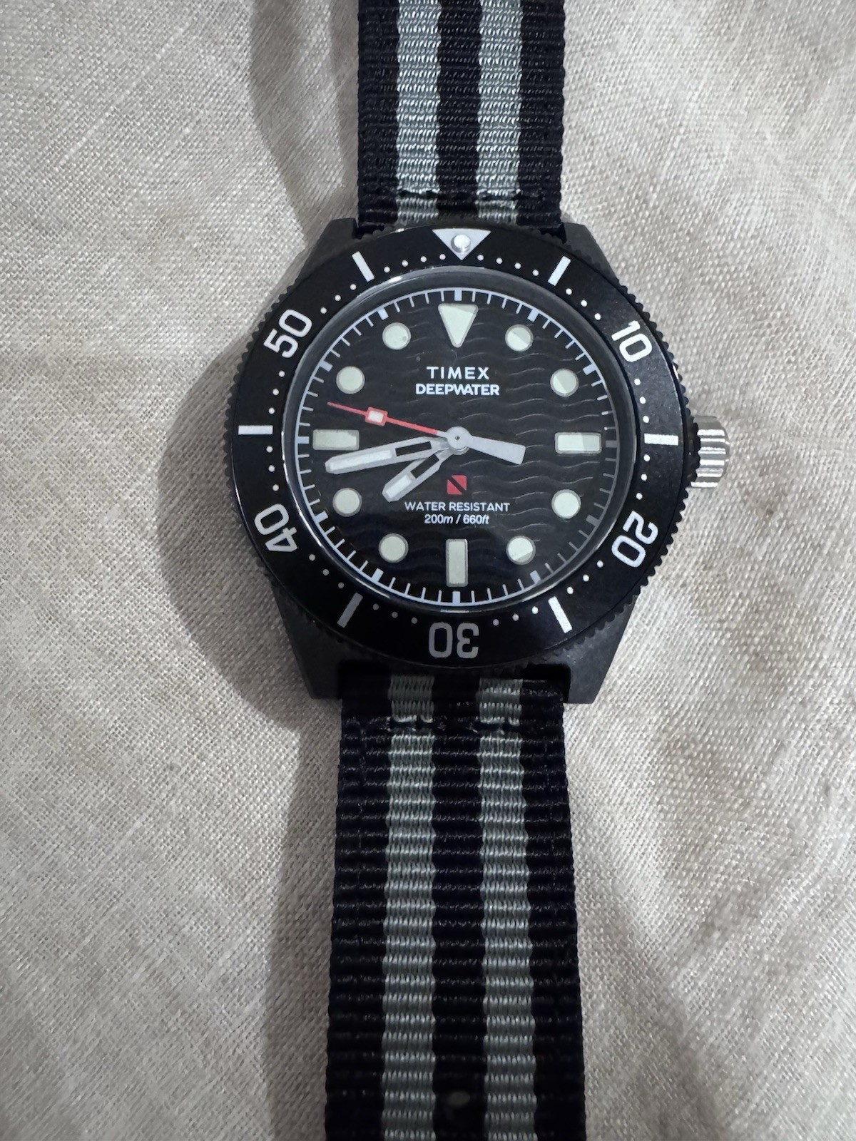 Timex Deepwater Reef 200 XCF 43mm Watch with Archer nylon NATO strap