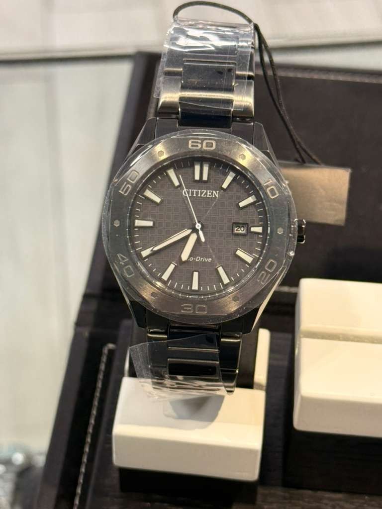Citizen Eco-Drive Odyn Gray Gray Stainless Steel Bracelet Watch 41mm BM7637-81H