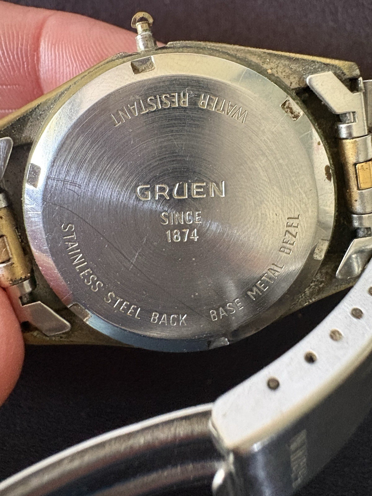 Gruen Precision Men’s Quartz Day/Date Two-Tone Bracelet 3-ATM-100ft Watch