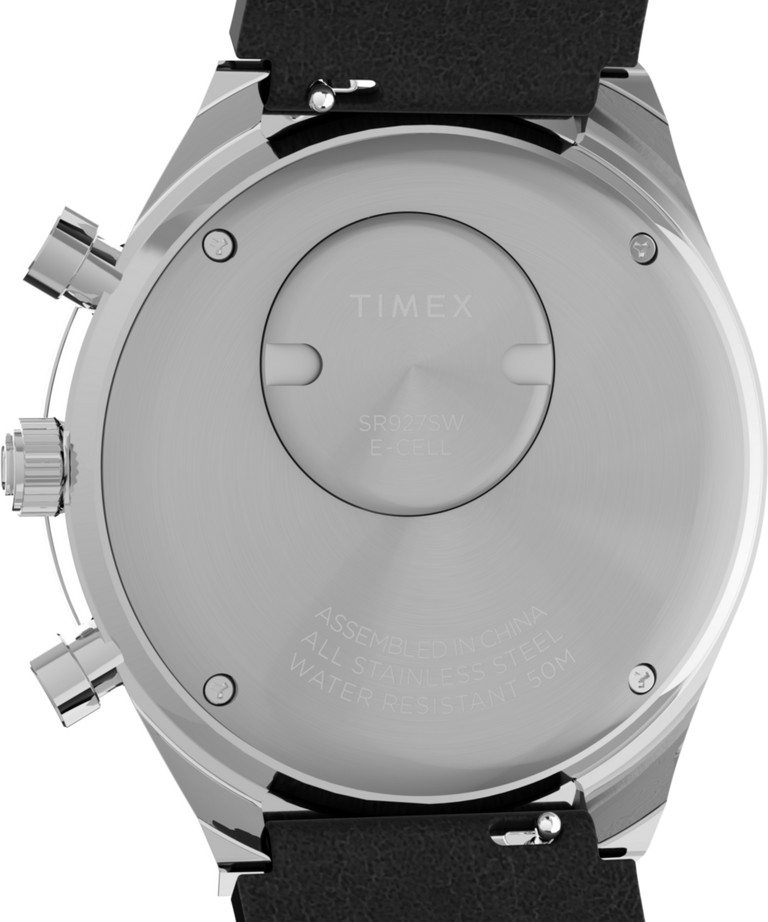 Timex Q Chronograph Quartz Black Dial Men’s Watch TW2V42700 Luxury Wristwatch.