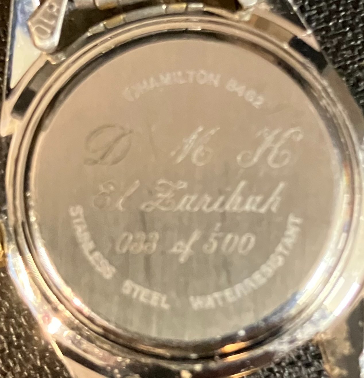 Hamilton 8462 Women’s Two-Tone Quartz Watch Shriner Dial