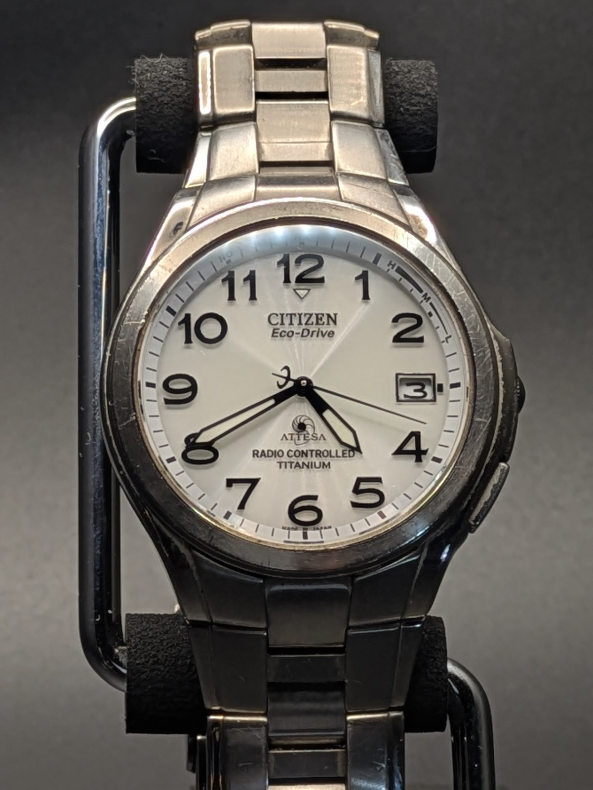 Citizen Attesa Eco-Drive Titanium H410-T003788 Men’s 38mm Watch