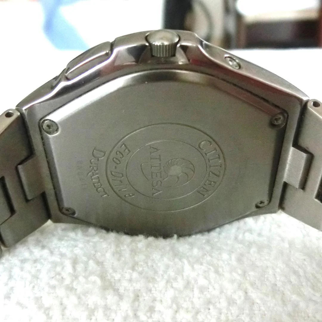 CITIZEN ATTESA ATD53-2792 Eco-Drive Radio Titanium 38mm