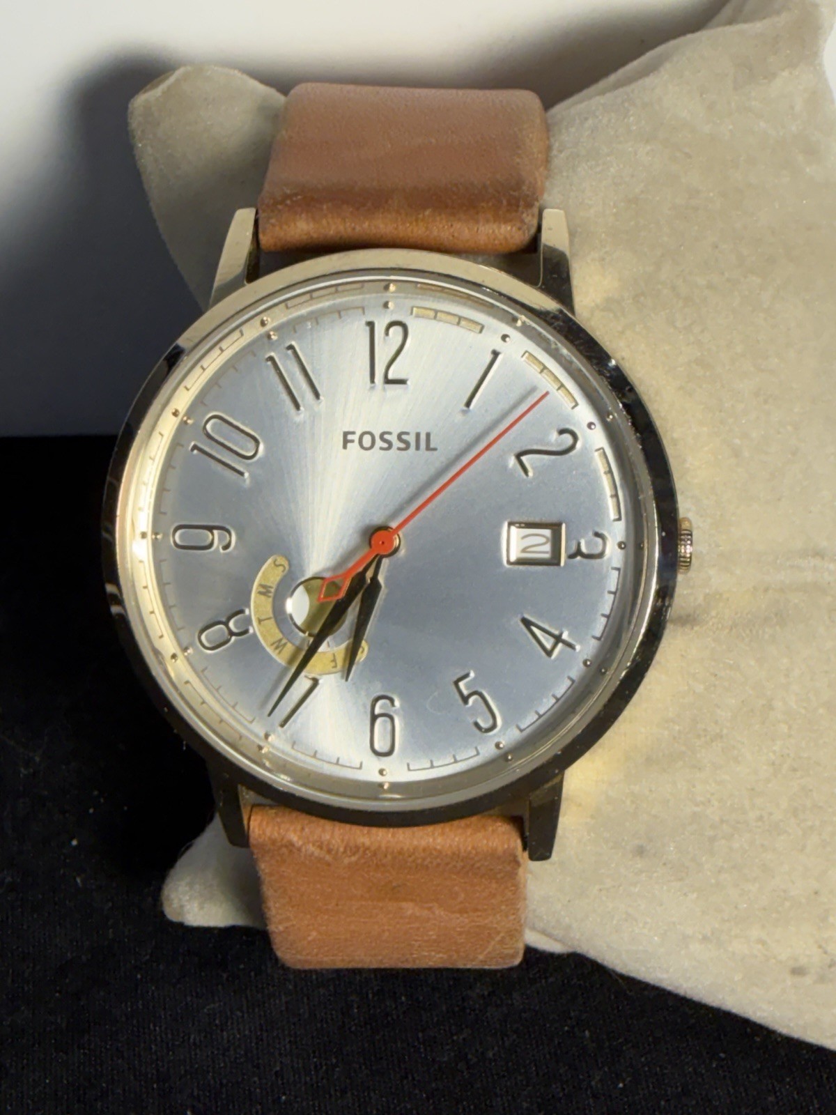 Fossil ES3750 Analog Watch Brown Leather