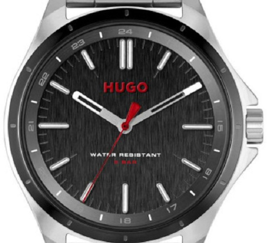 Hugo Boss Mens Watch 1530323 Black Dial Quartz 42mm with BOX and TAGS !!