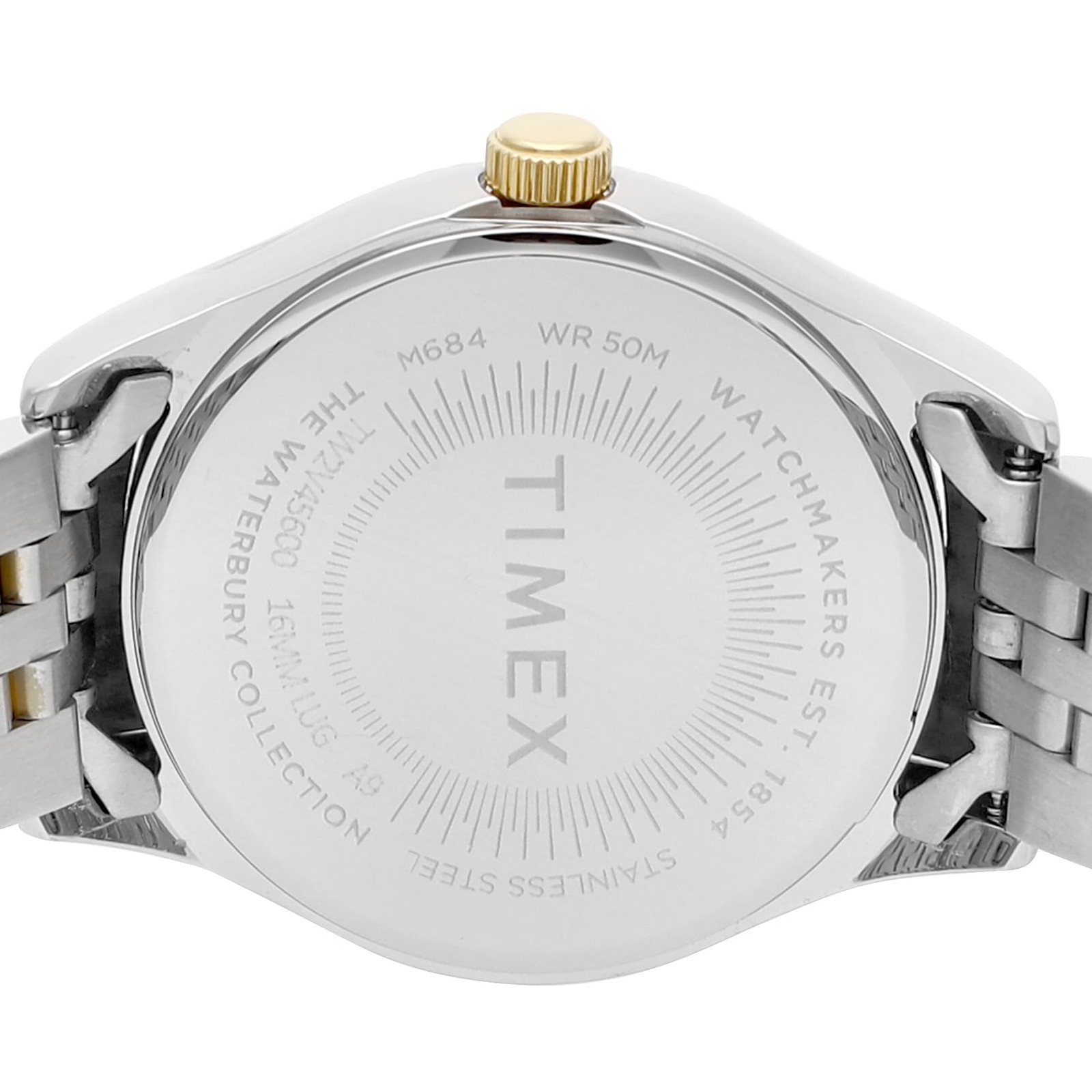 TIMEX Waterbury Legacy TW2V45600 Silver Stainless Steel Women’s Watch New in Box