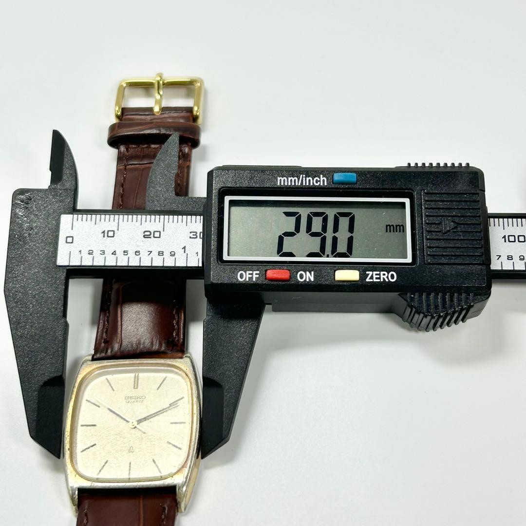 [New Battery & New Strap] SEIKO Quartz Square Tonneau-shaped Men’s Watch