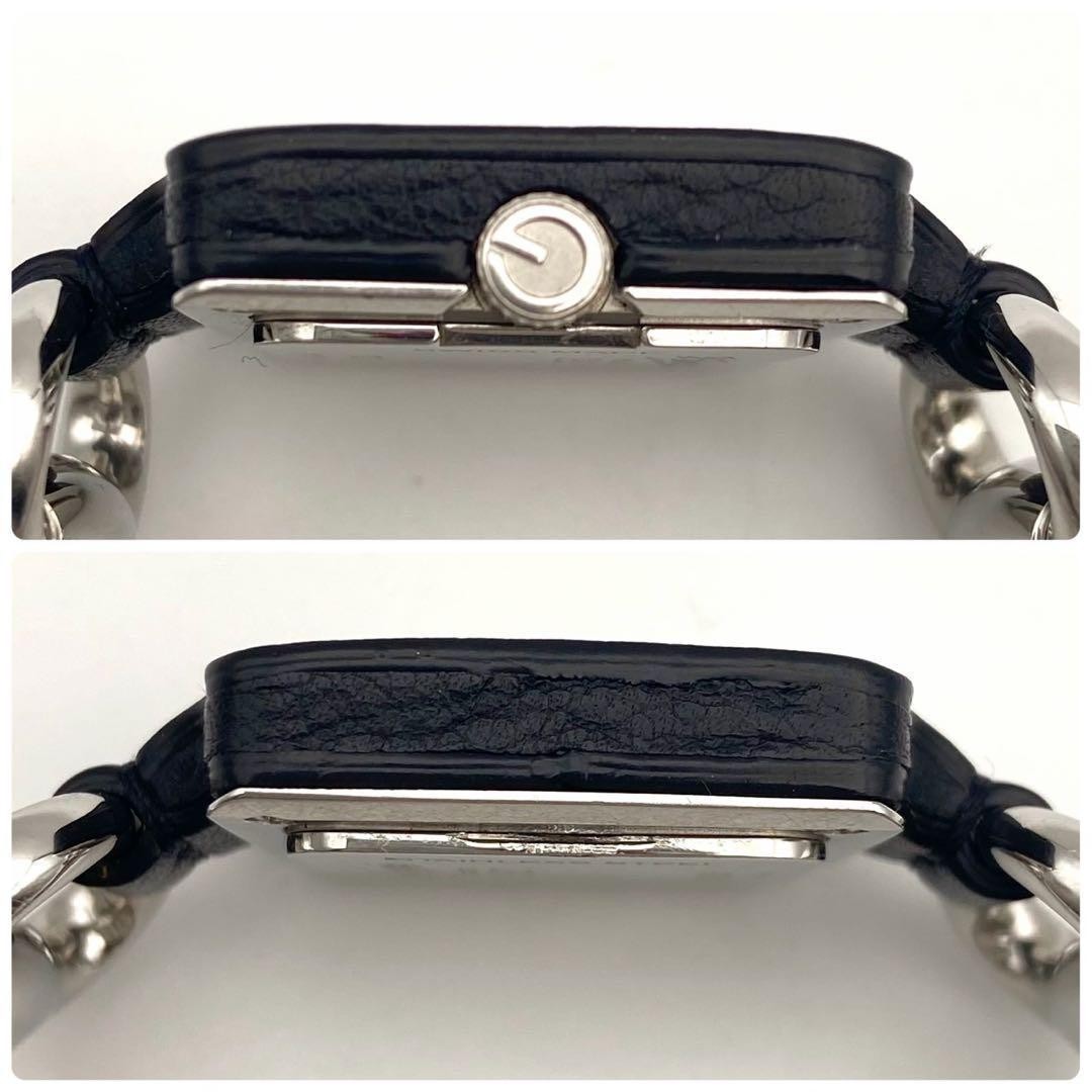 Gucci 130.5 Horsebit Quartz Watch Black Japan Excellent Condition 071702