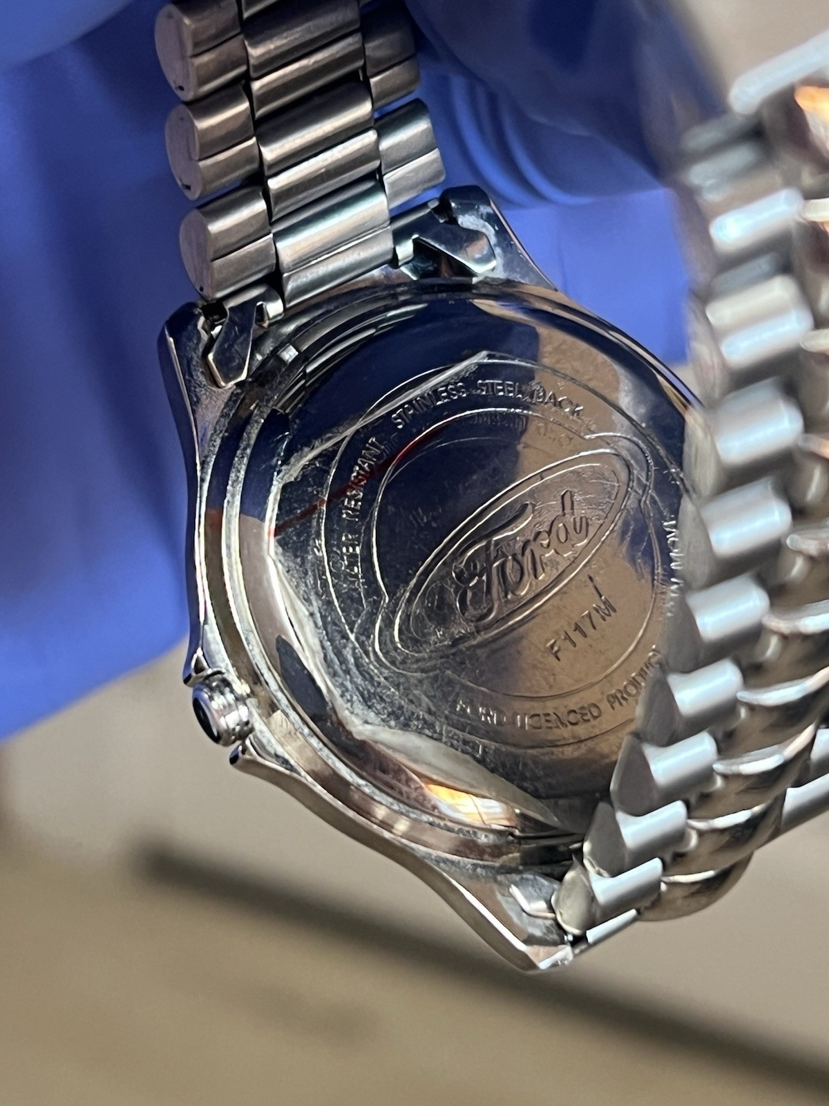 Rare Triple Animated Ford Mustang Watch F117M – 3 Rotating Cars New Battery