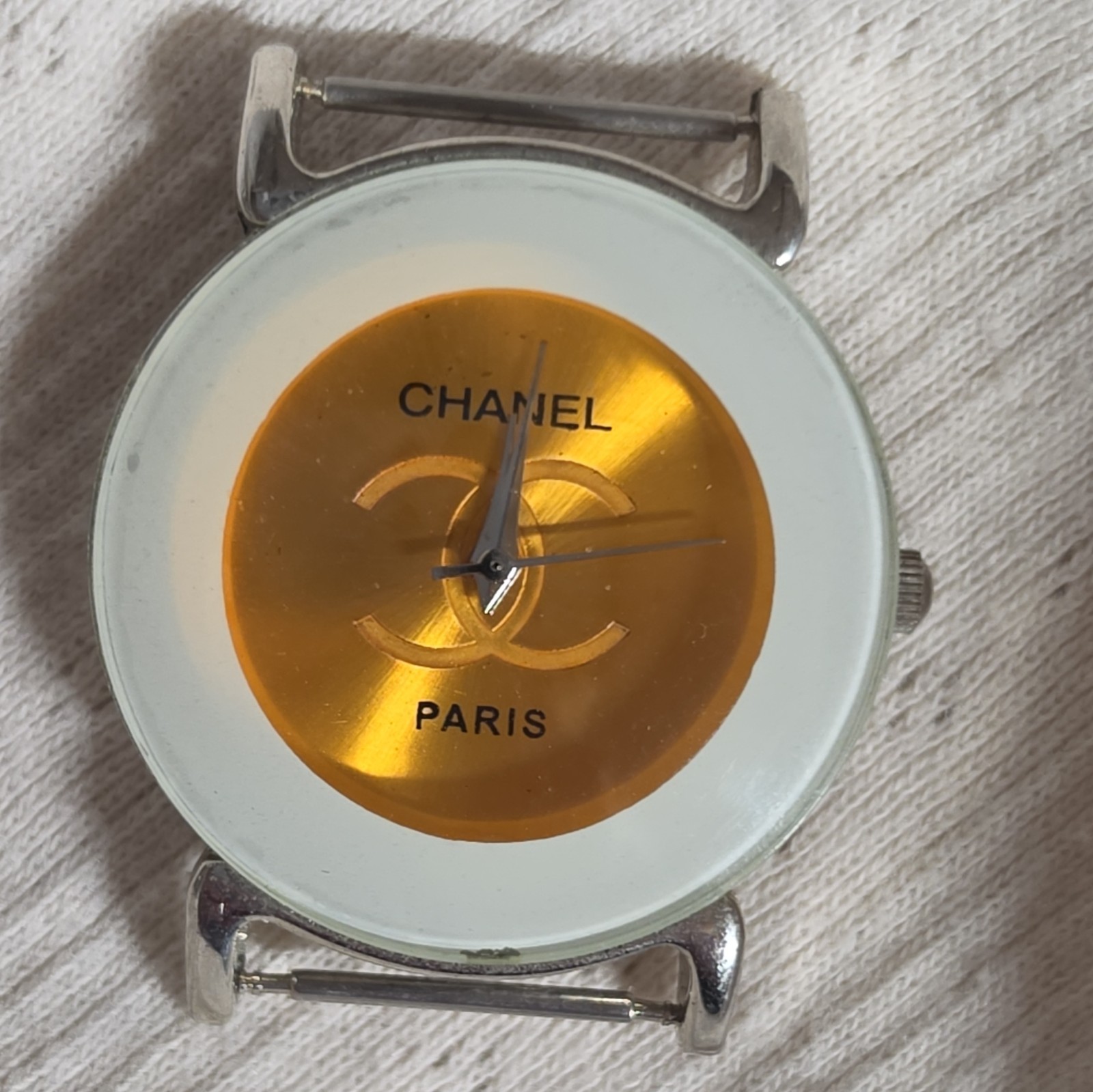 CHANEL Paris Women’s Quartz Analog Logo Dial Gold/White 28-31.9mm SS