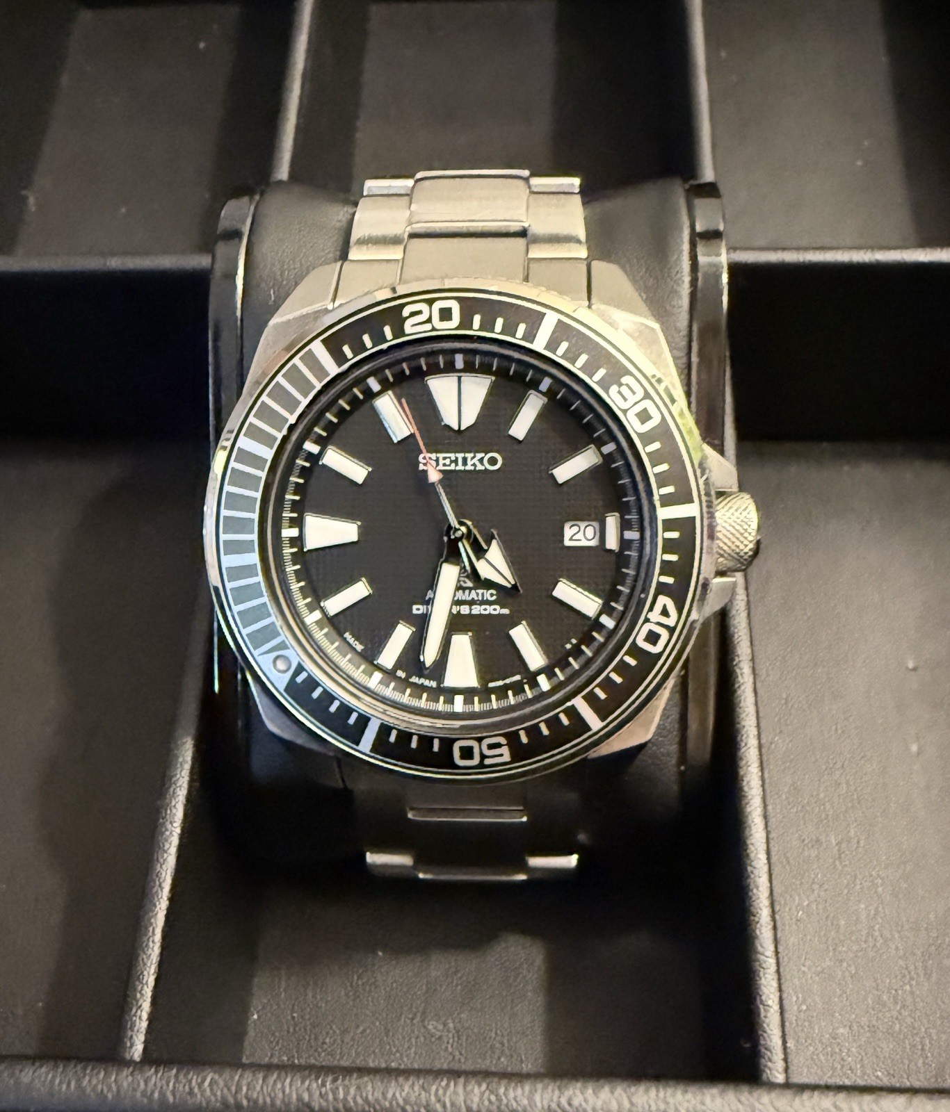 Seiko Prospex Samurai Ref. SRPF03K1, 4R35-01V0, Automatic Movement Watch