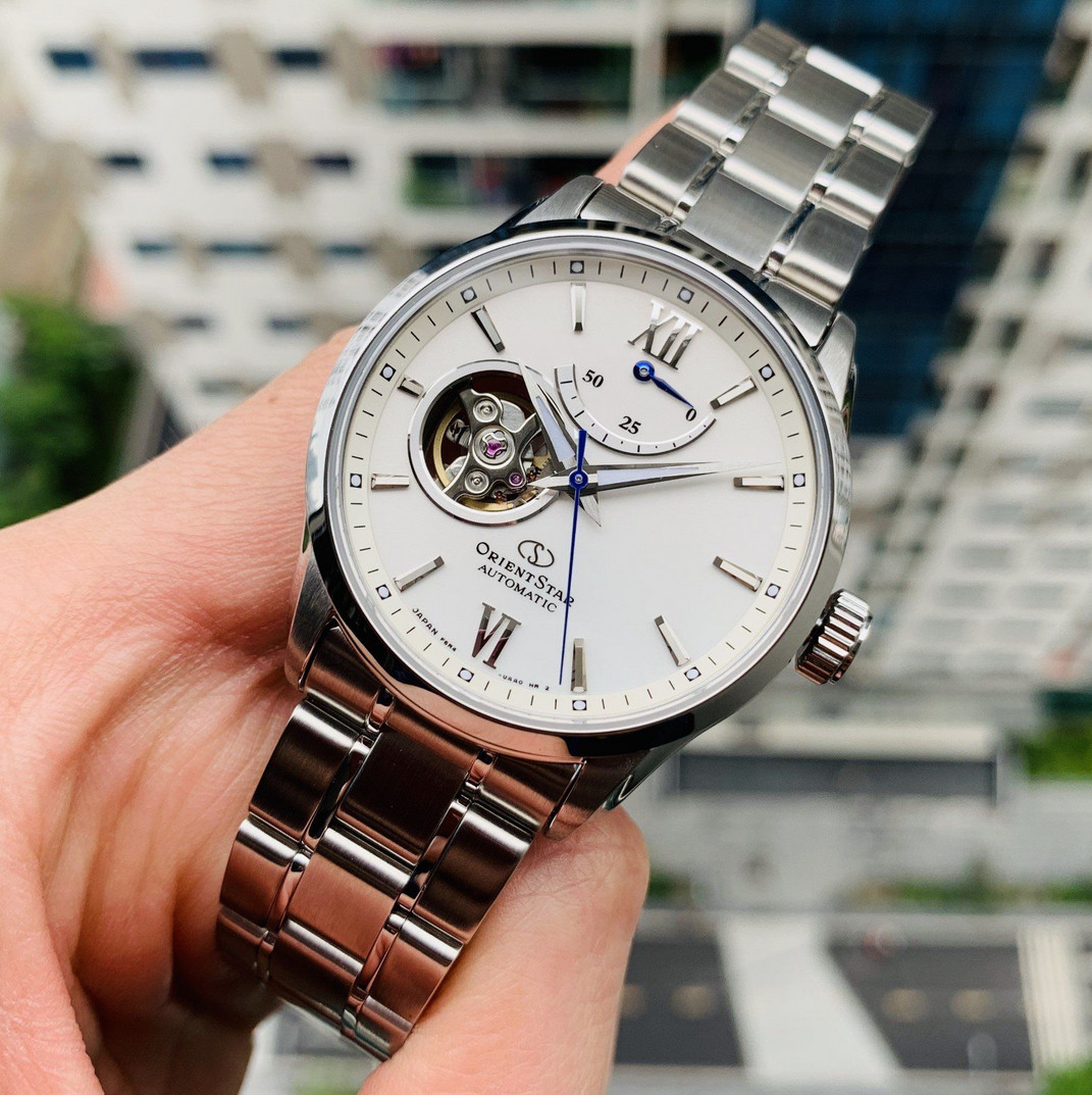 Orient Star Automatic Silver Dial Sapphire Crystal Men’s Watch RE-AT0003S