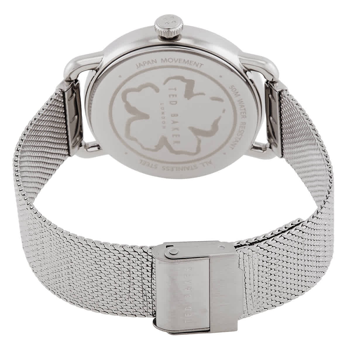 Ted Baker BKPHRS201 Harriet Silver Dial 38 mm Women’s Watch New