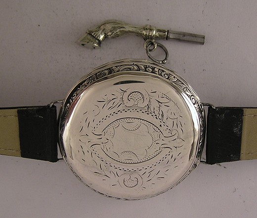 AMAZING Silver Fully Serviced Cylinder 150 Years Old French Wrist Watch MINT