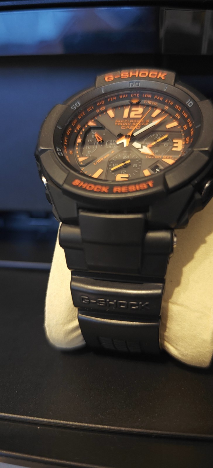 Casio G-Shock GW-3000B Gravitymaster, 6 Atomic, Full Working. Crystal Perfect.