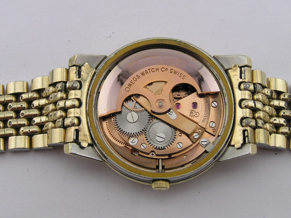 1966 Omega Seamaster 14k Gold Bezel & Cap Cal 562 w/ Band Working