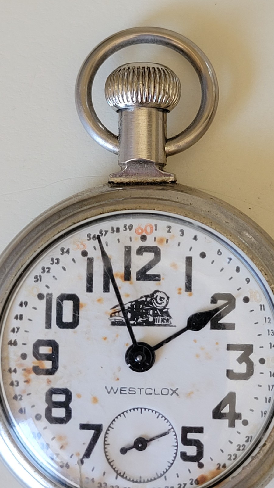 westclox pocket watch train working well