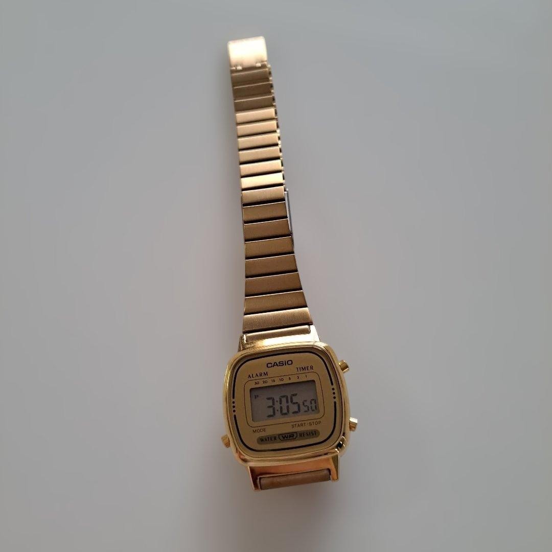 CASIO STANDARD Gold Watch LA-670WGA-9 Casio Standard