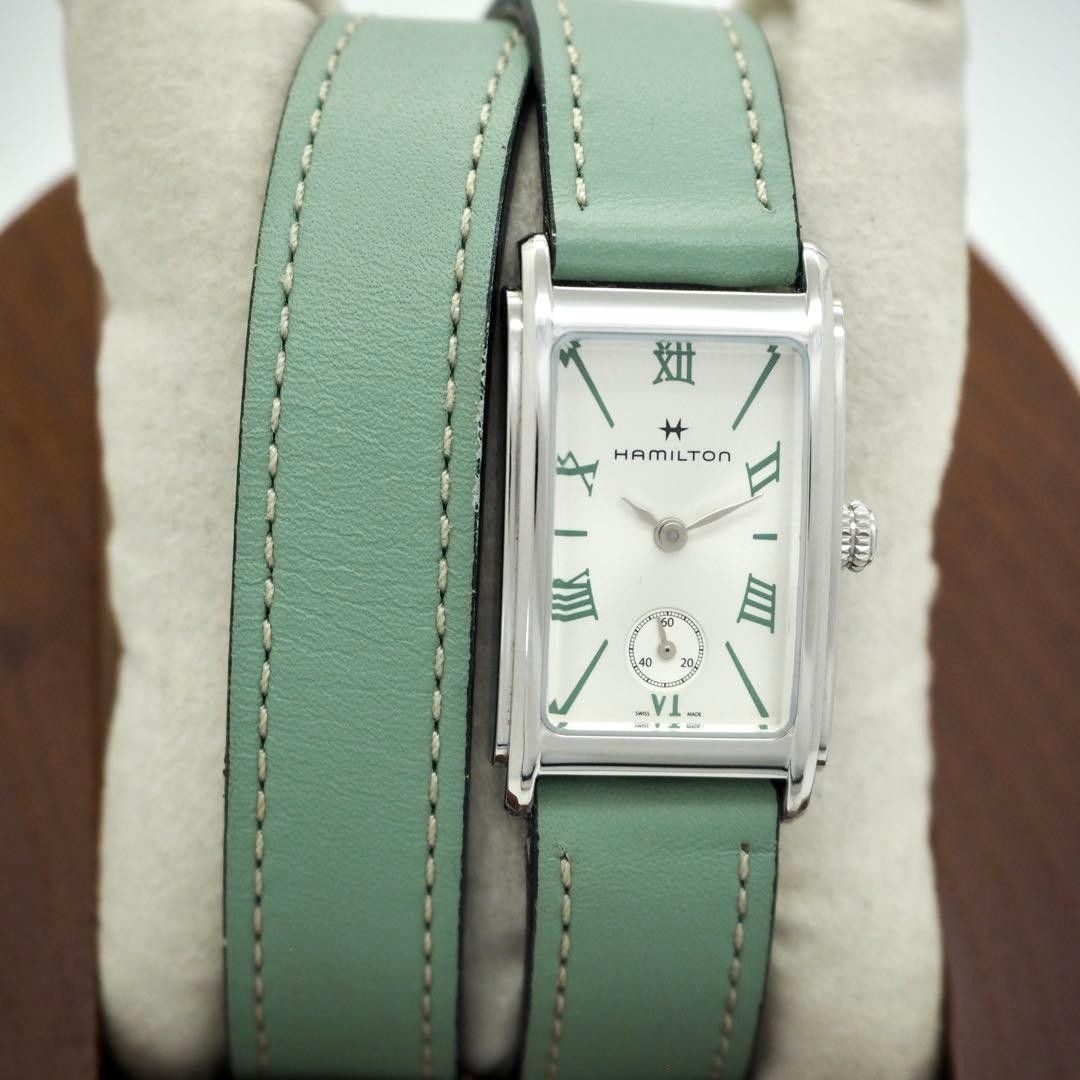 Hamilton Ardmore American Classic Watch 19mm 16.3cm Green Band