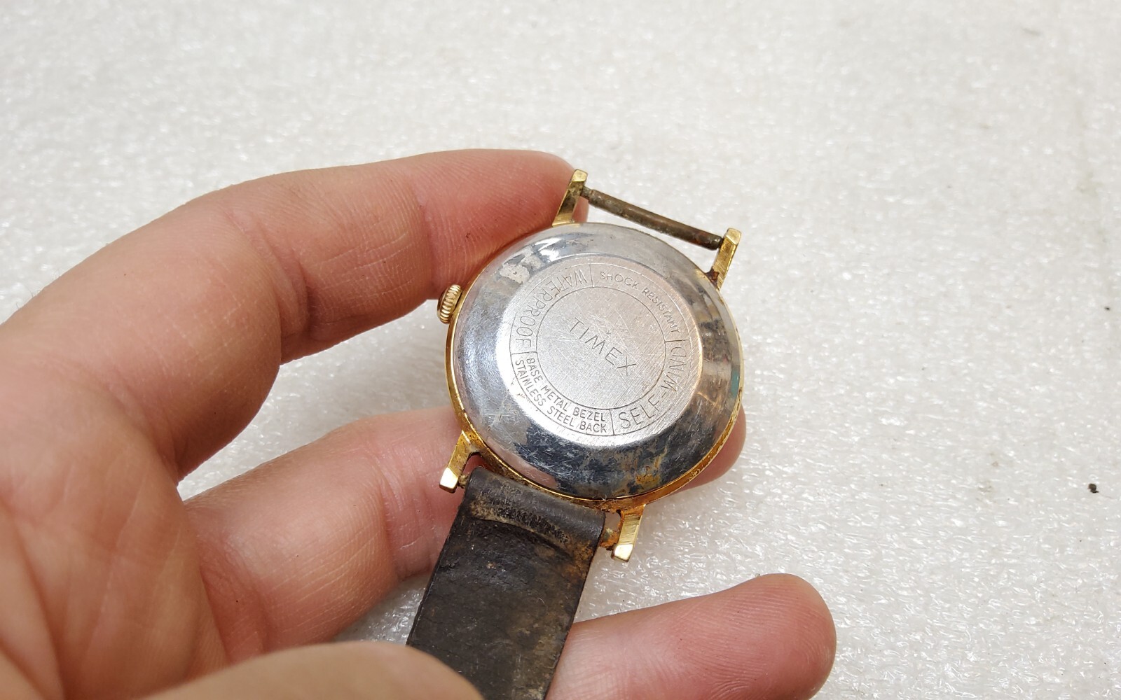 Mens Vintage Timex Self Wind Automatic US Time Corporation Watch Runs