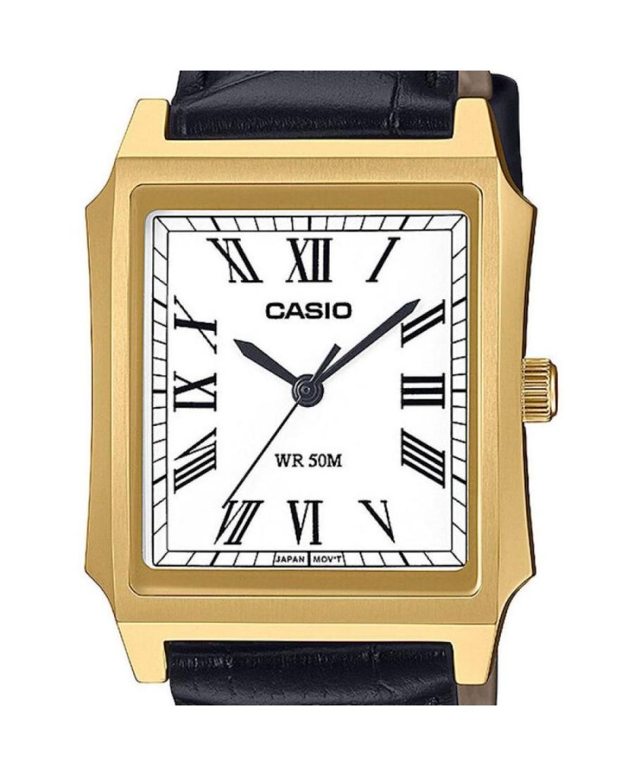 CASIO Men Analog Quartz Casual Watch Classic Dress White Dial Waterproof Rectang