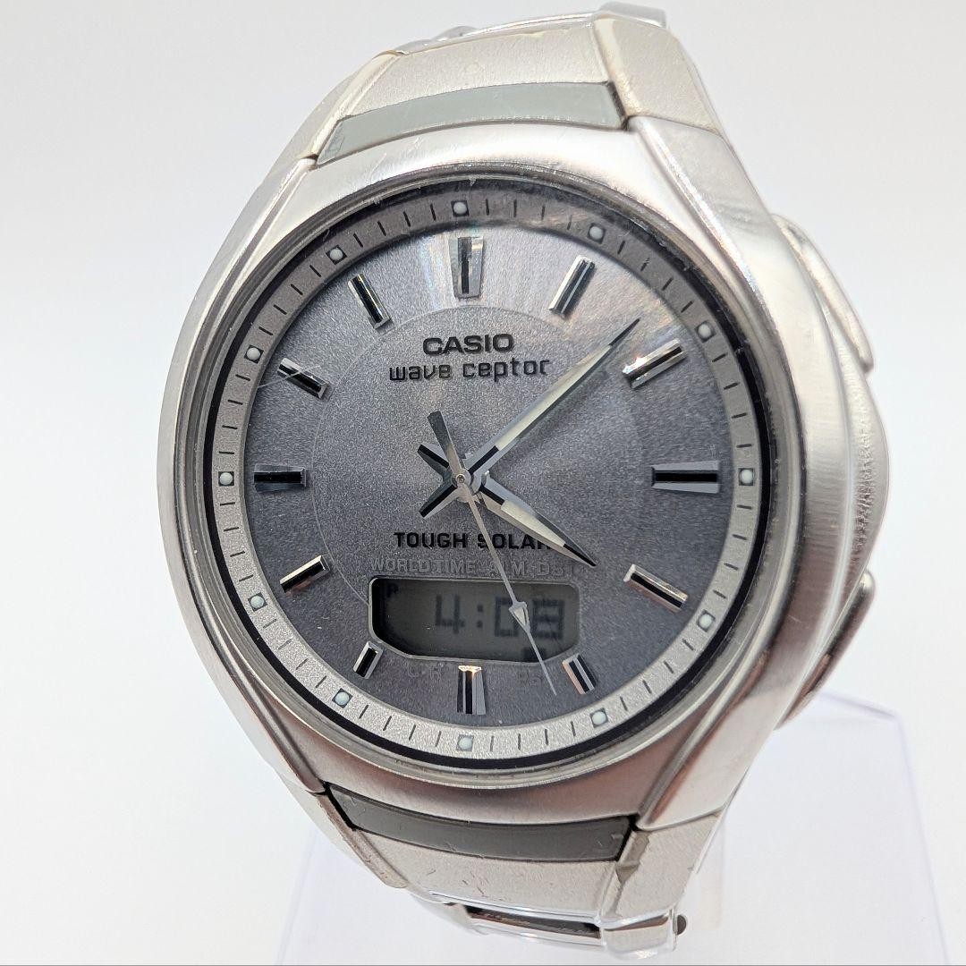 CASIO Wave Ceptor WVA-420J Tough Solar (Working Condition) From Japan