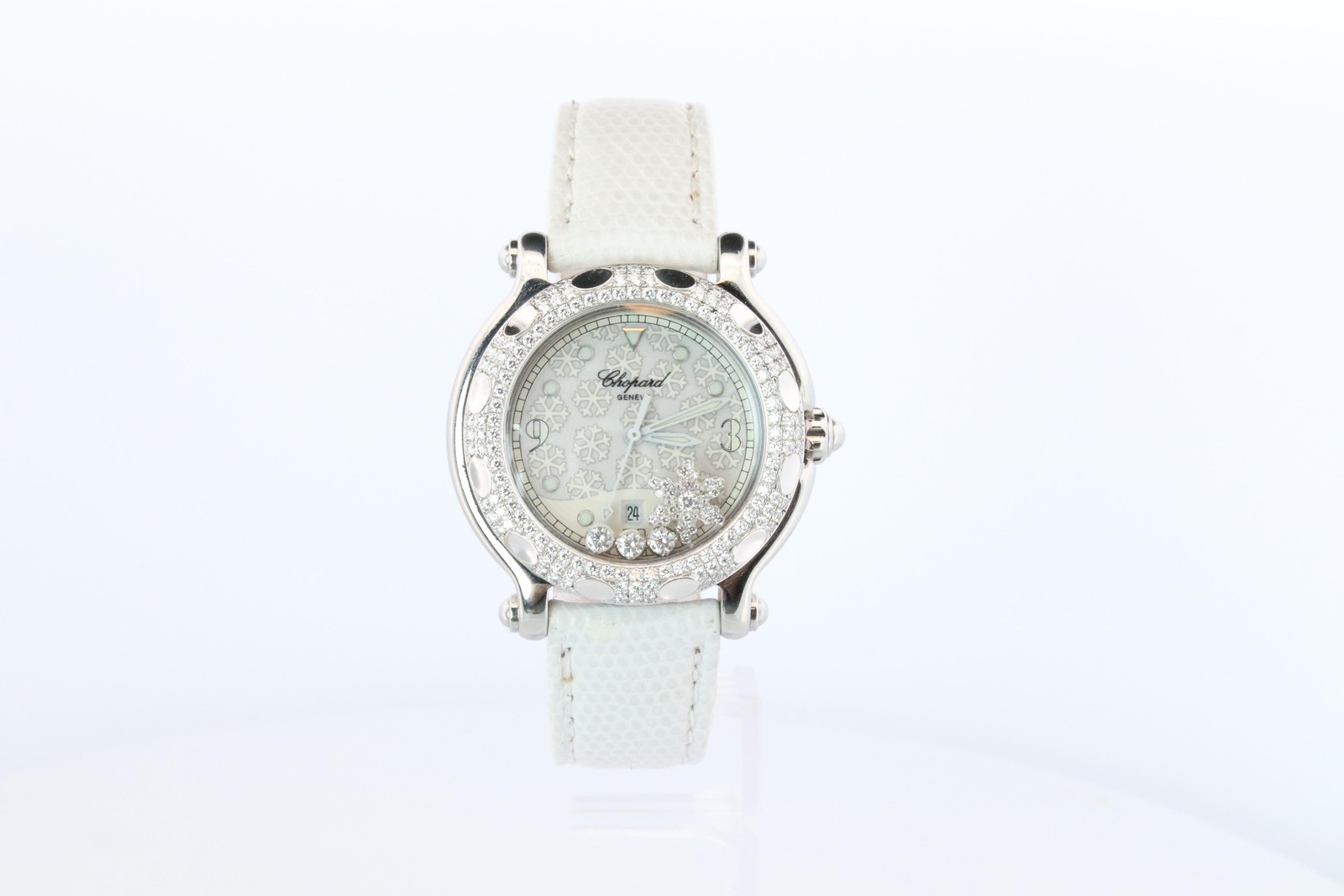 Chopard Happy Sport Snowflake Diamond Watch. Chopard LUC 27/8943 Ladies