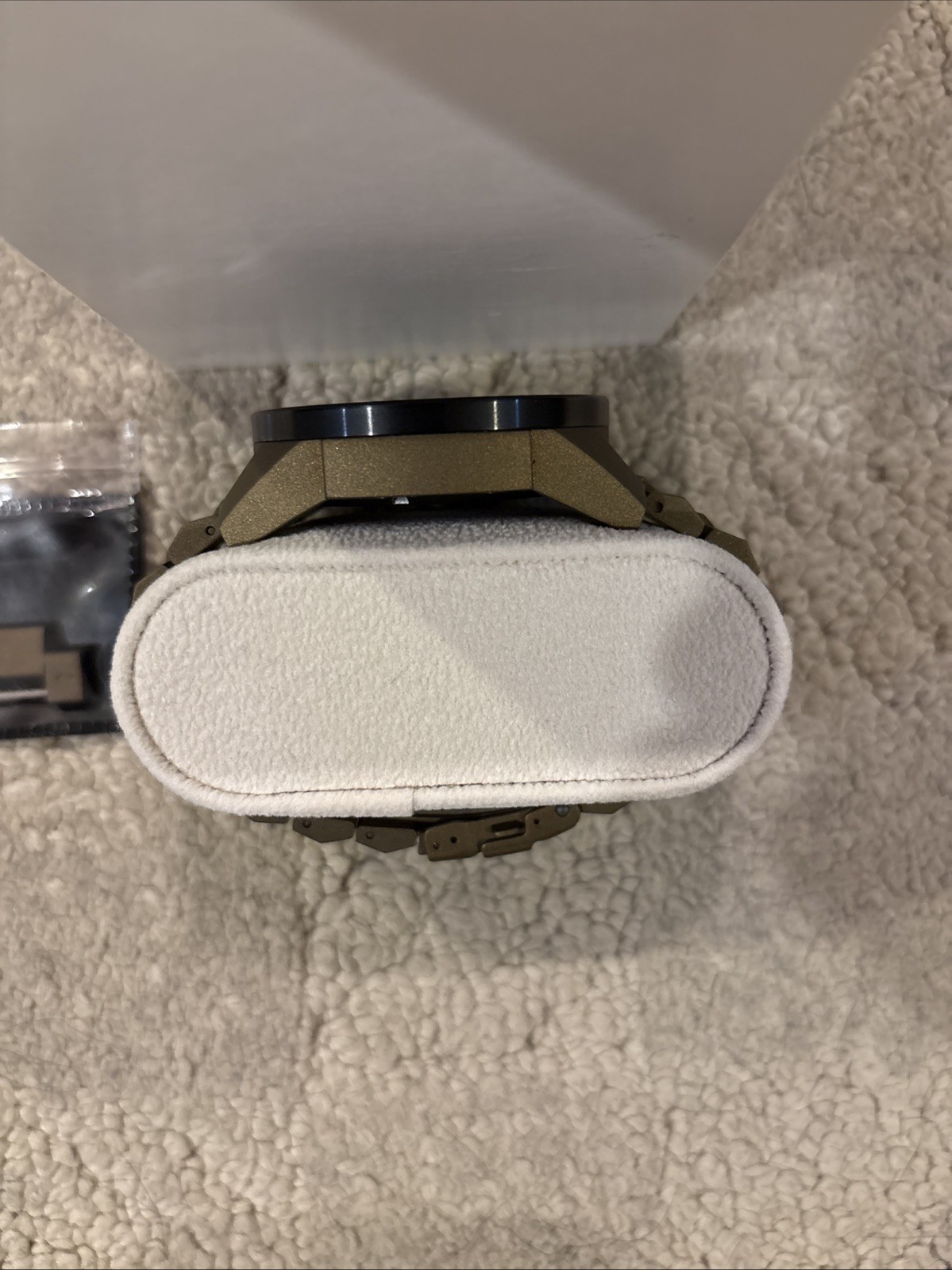 New Nixon Corporal Bronze Cerakote glow in the dark watch, extra link/box