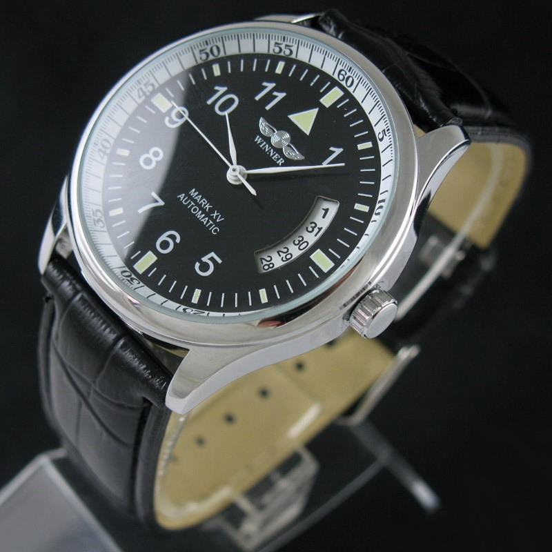 Classic Mechanical Sports Watch Self-winding AUTO Date Automatic Watches for Men