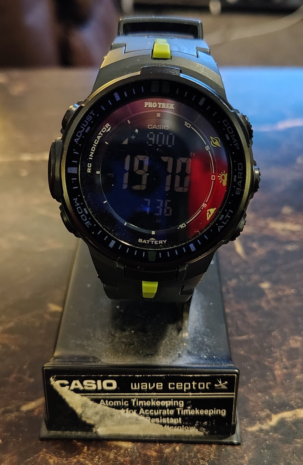 Casio Protrek Triple Sensor Multiband 6 Solar Men’s Watch PRW-3000-2 PRW3000 2